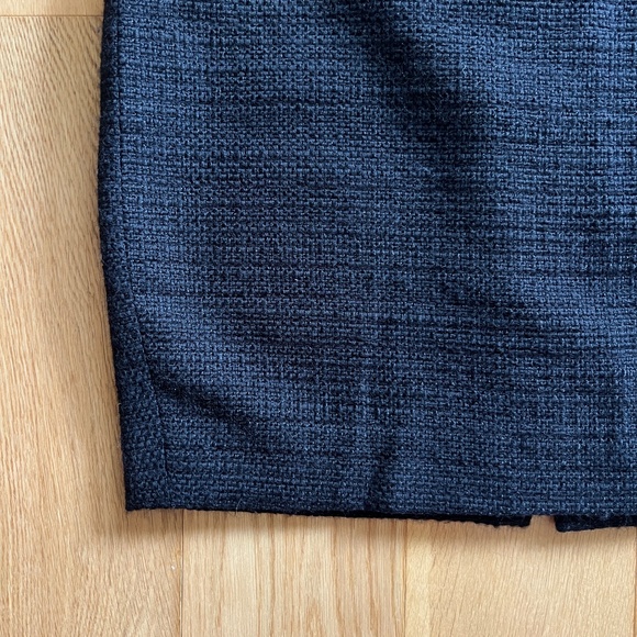 Theory Black Tweed Mini Skirt Size 6 - Picture 2 of 7